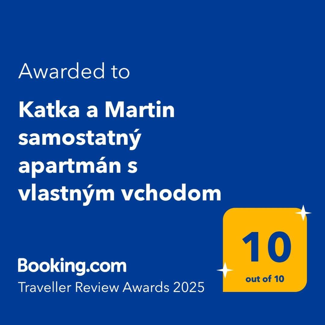 Katka A Martin Samostatny Apartman S Vlastnym Vchodom Liptovský Mikuláš Екстериор снимка